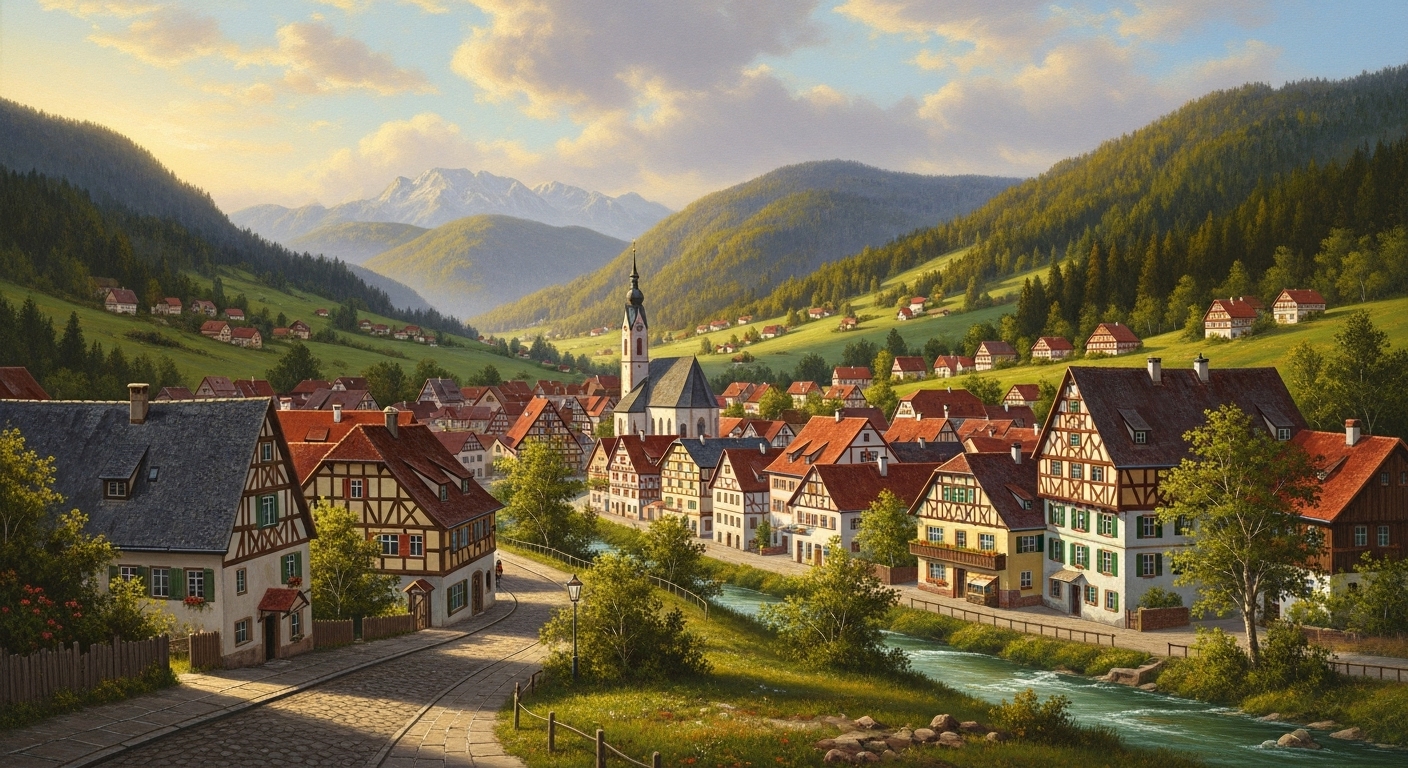 Der 'Nackte Adjektiv'-Fehler: Warum Ihr Deutsch 'Ich sehe schön Haus' sagt (und wie es endlich 'ein schönes Haus' fühlt)