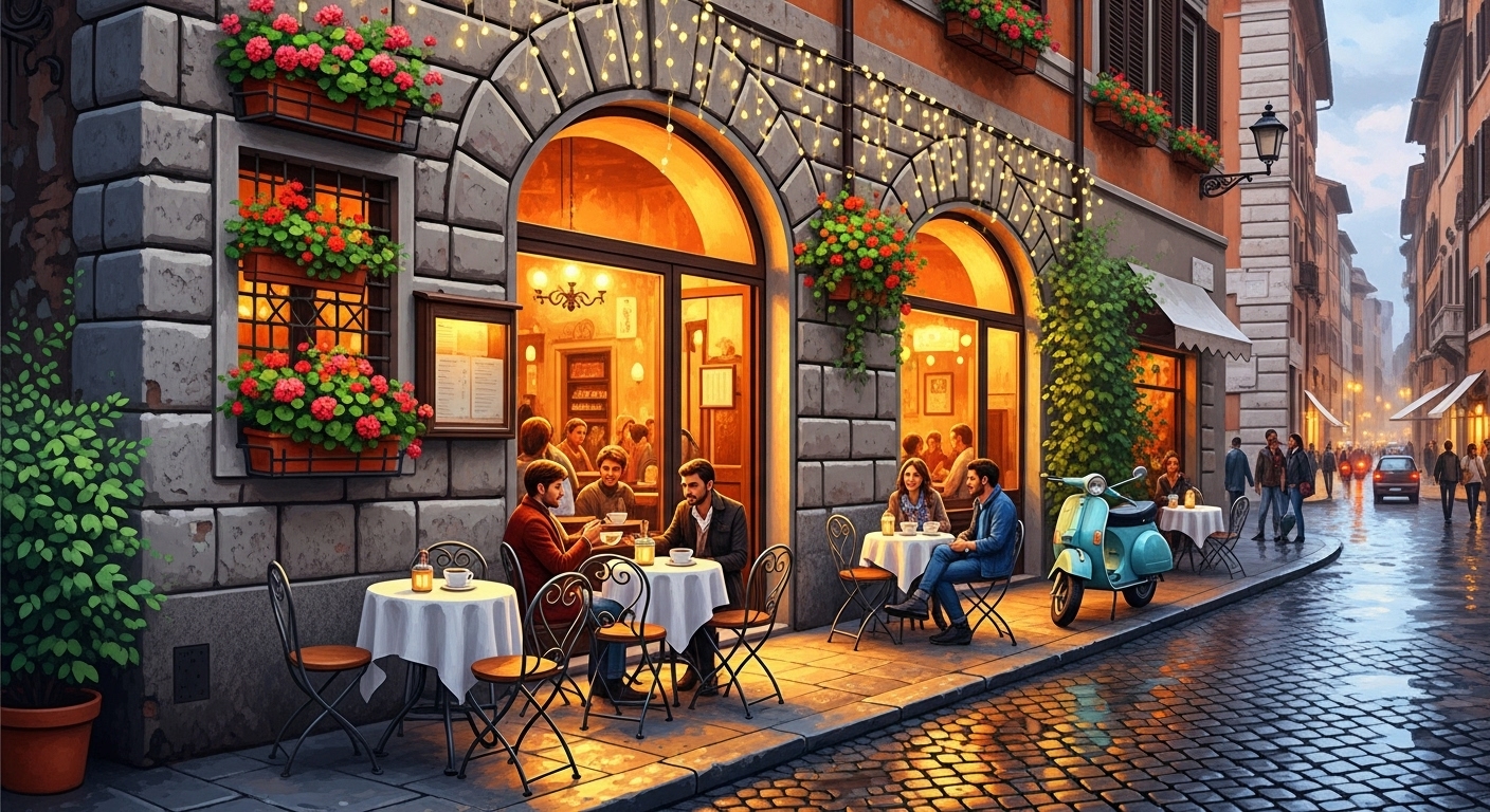 Die Inventar-Falle im Italienischen: Wie Ihre Beschreibungen aufhören, eine Liste zu sein (und anfangen, ein Bild zu malen)