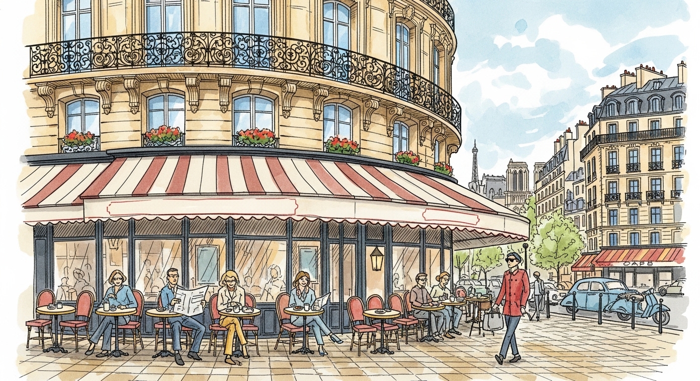 From Sketch to Scenery: The A2 French Guide to Painting with Words